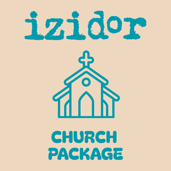 IZIDOR church package graphic