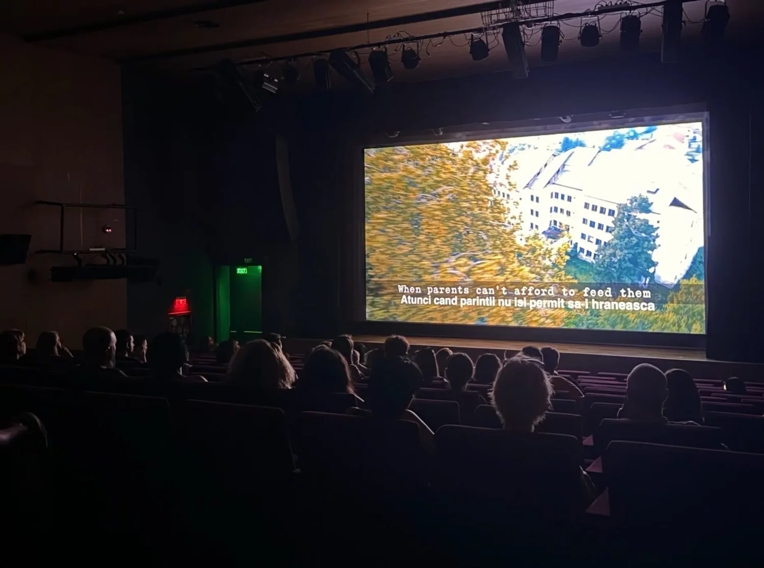 IZIDOR screening in theater