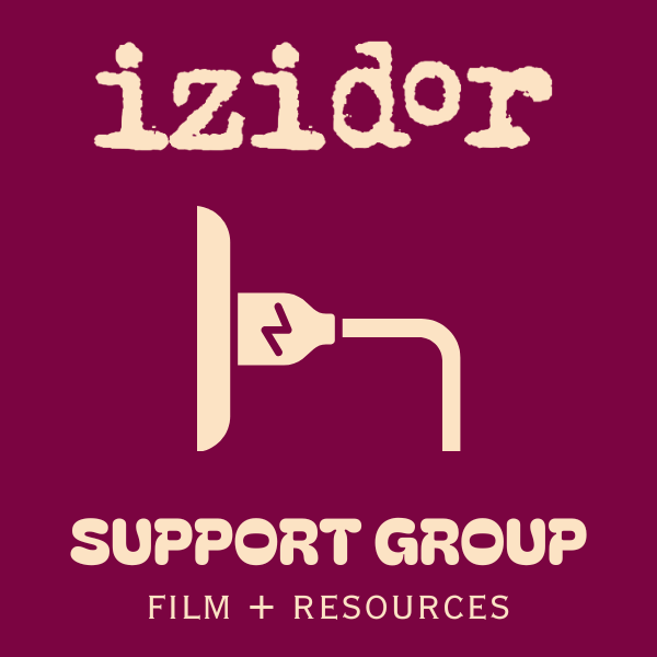 Izidor Support Group - film + resources graphic